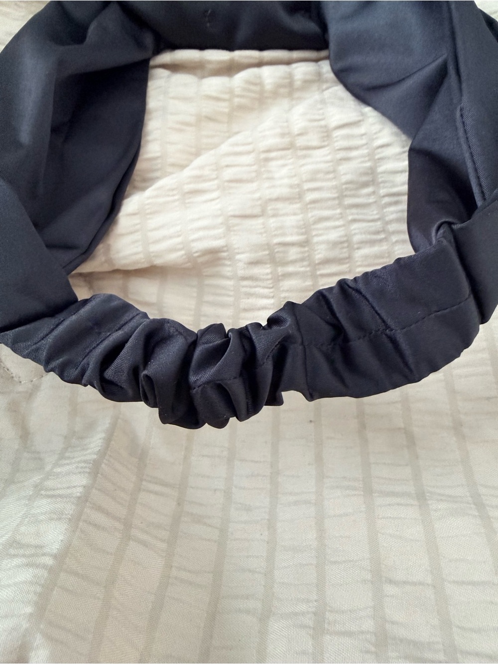lululemon athletica Twisted Satin Headband in Black #2025 - Picture 5 of 5